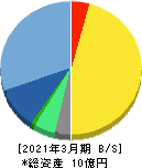 DNAチップ研究所 貸借対照表 2021年3月期 DNAチップ研究所 貸借対照表 2021年3月期