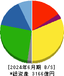 ジーテクト 貸借対照表 2024年6月期
