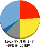 イシン 貸借対照表 2024年6月期