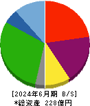東海汽船 貸借対照表 2024年6月期