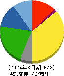 細谷火工 貸借対照表 2024年6月期