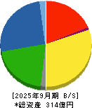田岡化学工業 貸借対照表 2025年9月期