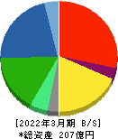 電算 貸借対照表 2022年3月期