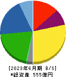 日華化学 貸借対照表 2023年6月期