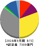 東邦瓦斯 貸借対照表 2024年9月期