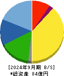 カイノス 貸借対照表 2024年9月期