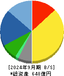 ＴＯＡ 貸借対照表 2024年9月期