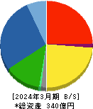 オカダアイヨン 貸借対照表 2024年3月期 オカダアイヨン 貸借対照表 2024年3月期