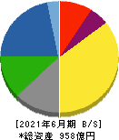 日本甜菜製糖 貸借対照表 2021年6月期