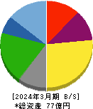 KYCOMホールディングス 貸借対照表 2024年3月期 KYCOMホールディングス 貸借対照表 2024年3月期