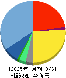 トビラシステムズ 貸借対照表 2025年1月期