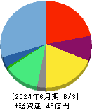 ブティックス 貸借対照表 2024年6月期 ブティックス 貸借対照表 2024年6月期