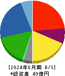 オリエンタルチエン工業 貸借対照表 2024年6月期