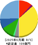 トスネット 貸借対照表 2025年6月期