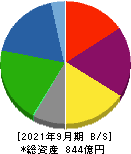 東京製綱 貸借対照表 2021年9月期