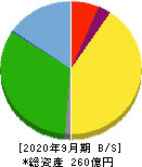 ステップ 貸借対照表 2020年9月期 ステップ 貸借対照表 2020年9月期