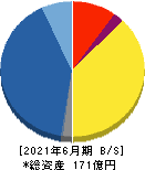 マーキュリアホールディングス 貸借対照表 2021年6月期