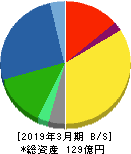 ムーンバット 貸借対照表 2019年3月期