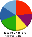 日本グランデ 貸借対照表 2023年3月期