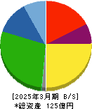 ファイバーゲート 貸借対照表 2025年3月期