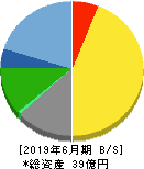 タウンニュース社 貸借対照表 2019年6月期 タウンニュース社 貸借対照表 2019年6月期