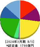 メニコン 貸借対照表 2024年3月期 メニコン 貸借対照表 2024年3月期