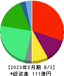 サイプレス・ホールディングス 貸借対照表 2023年8月期