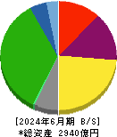 飯野海運 貸借対照表 2024年6月期