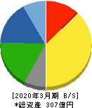 日本基礎技術 貸借対照表 2020年3月期