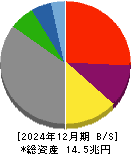 東京電力ホールディングス 貸借対照表 2024年12月期