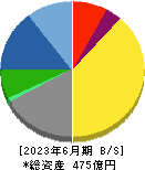 小松マテーレ 貸借対照表 2023年6月期