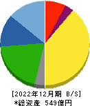 ステラケミファ 貸借対照表 2022年12月期