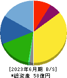 ニックス 貸借対照表 2023年6月期