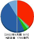 レーザーテック 貸借対照表 2022年6月期 レーザーテック 貸借対照表 2022年6月期