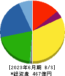 綜研化学 貸借対照表 2023年6月期