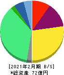 バリオセキュア 貸借対照表 2021年2月期 バリオセキュア 貸借対照表 2021年2月期