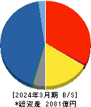 岩井コスモホールディングス 貸借対照表 2024年3月期