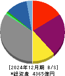 西部ガスホールディングス 貸借対照表 2024年12月期 西部ガスホールディングス 貸借対照表 2024年12月期