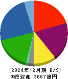 ＭＩＲＡＲＴＨホールディングス 貸借対照表 2024年12月期