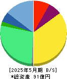 ライズ・コンサルティング・グループ 貸借対照表 2025年5月期