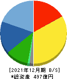 日本マイクロニクス 貸借対照表 2021年12月期 日本マイクロニクス 貸借対照表 2021年12月期