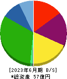 アテクト 貸借対照表 2023年6月期