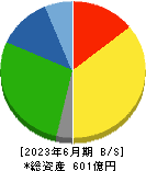 富士紡ホールディングス 貸借対照表 2023年6月期
