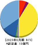 日本テクノ・ラボ 貸借対照表 2023年6月期