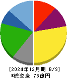 ＫＹＣＯＭホールディングス 貸借対照表 2024年12月期