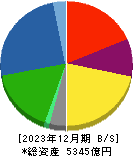 日本軽金属ホールディングス 貸借対照表 2023年12月期 日本軽金属ホールディングス 貸借対照表 2023年12月期