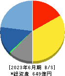 アルゴグラフィックス 貸借対照表 2023年6月期