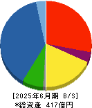 ビーアールホールディングス 貸借対照表 2025年6月期