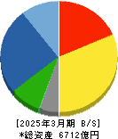 ＳＣＲＥＥＮホールディングス 貸借対照表 2025年3月期