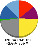 ベステラ 貸借対照表 2022年1月期 ベステラ 貸借対照表 2022年1月期